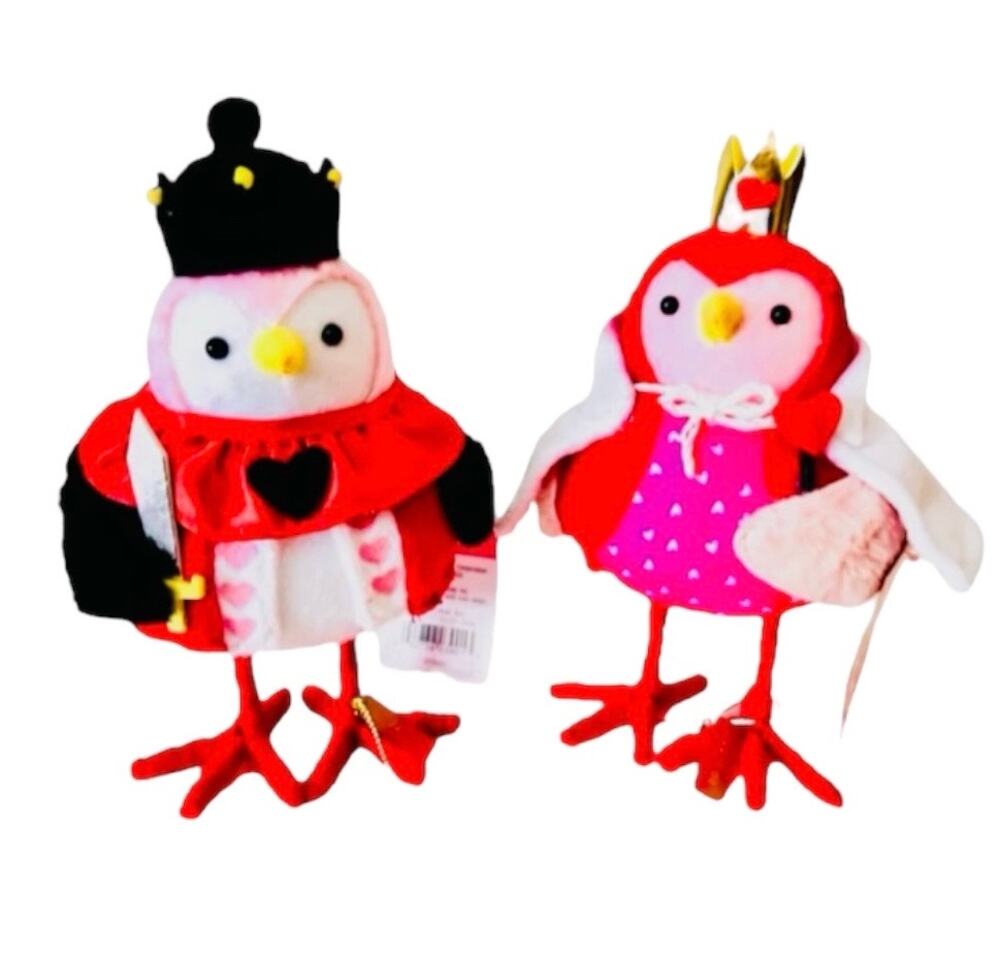 New Spritz 2024 Featherly Friends Valentines Birds Kingsley & Queenie